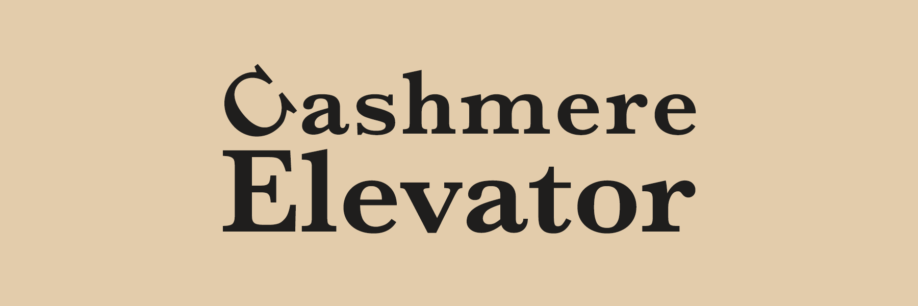 Cashmere_Elevator banner