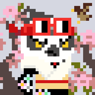 A Happy Nounish Year 2023 Narukami-Panda #896