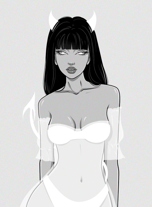 Achromatic Babe #12