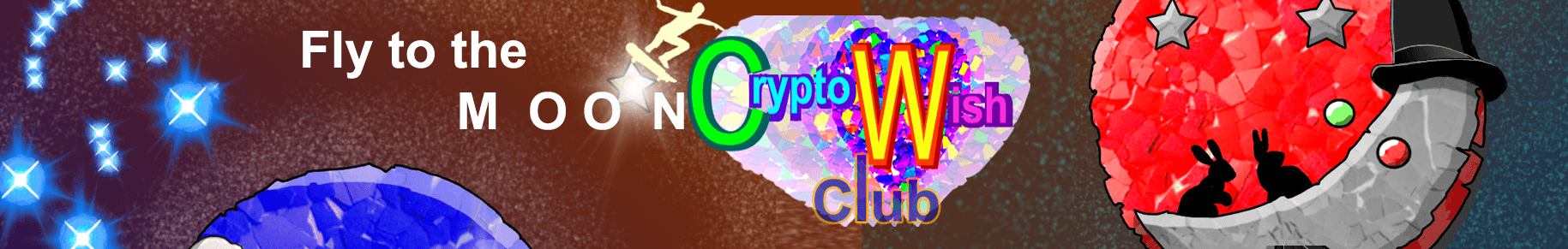Fly To The Moon (by Crypto Wish Club)
