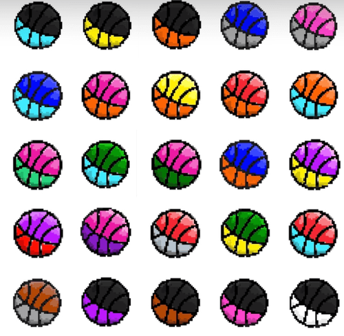Colorful Basketball