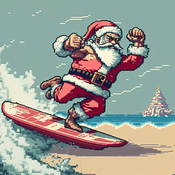 Santa Surf collection image