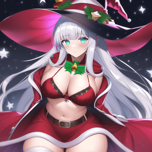colorful witch #018