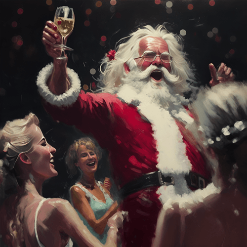 Santa In Town Now!  18 (OS)