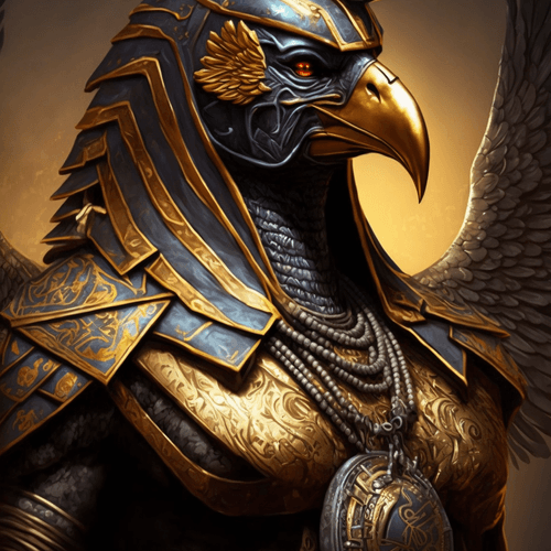 Horus - Egyptian Gods AI ART | OpenSea