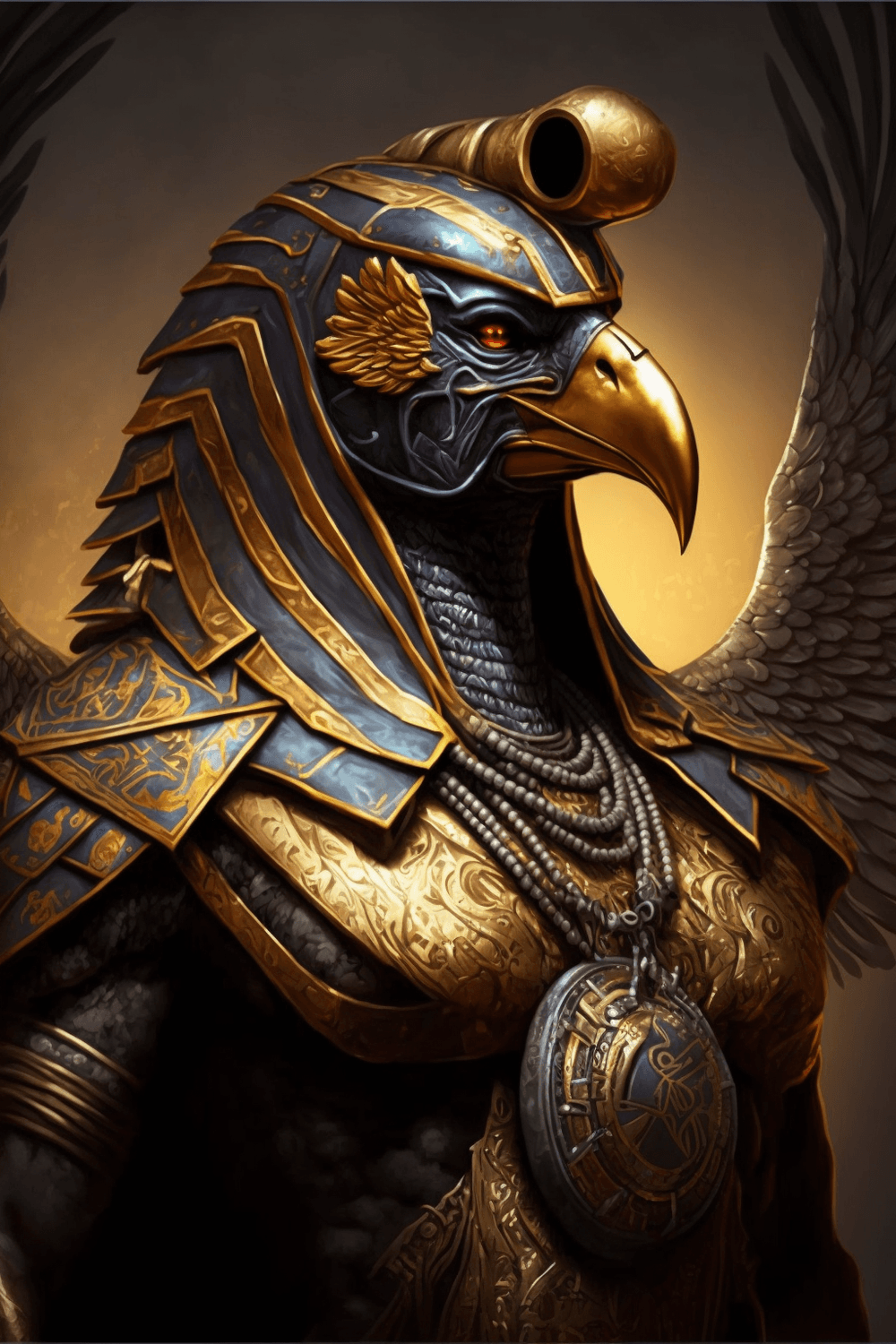 Horus Egyptian Gods Ai Art Opensea 