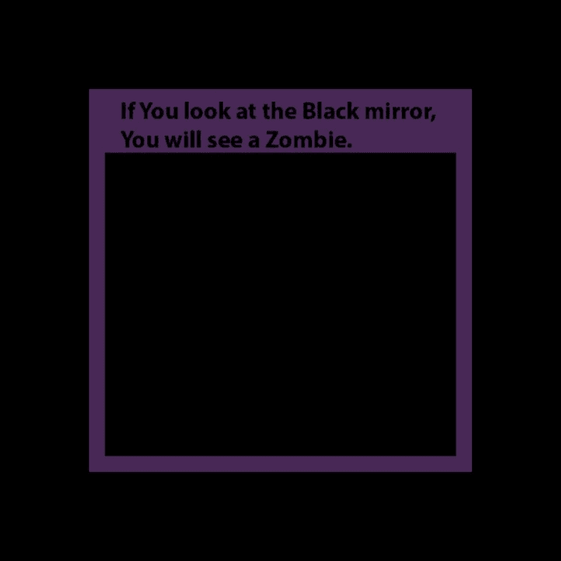 If You look at the Black mirror