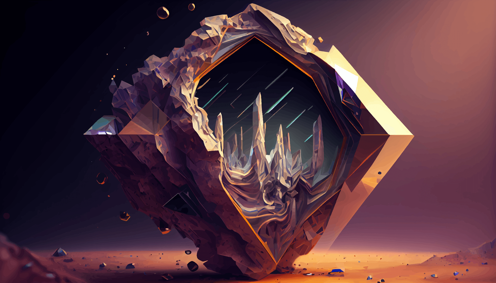 Fragment Of The Cosmic City - Crystal Meteor 