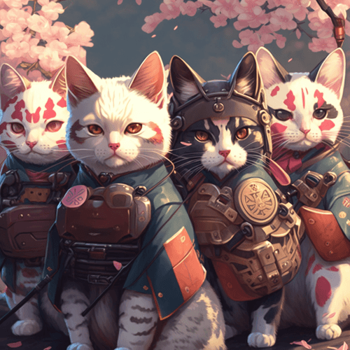 Samurai Warrior Animals #70