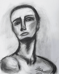 Charcoal Expressionist Portrait Collection collection image