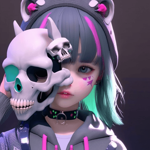 skull girl#13