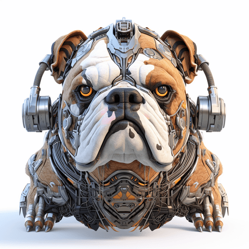 Robotic Steampunk Dog 8
