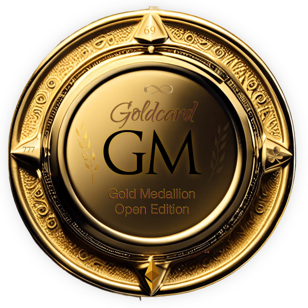 gm-gold-medallion-origins-gold-card-collection-opensea