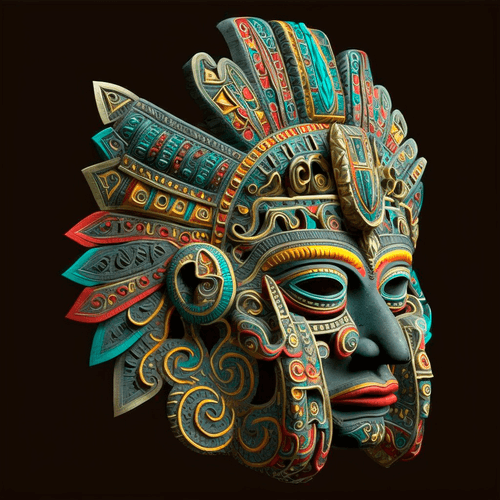 Mascara Precolombina 7