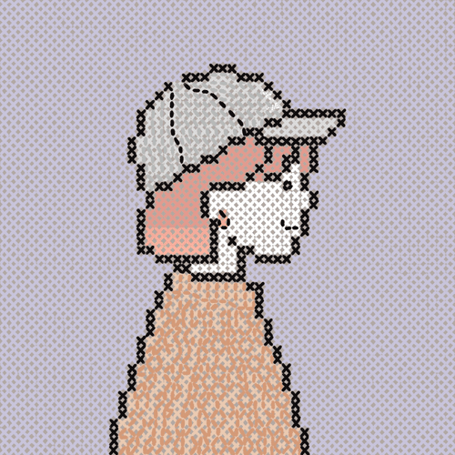 city girl #25 embroidery-art