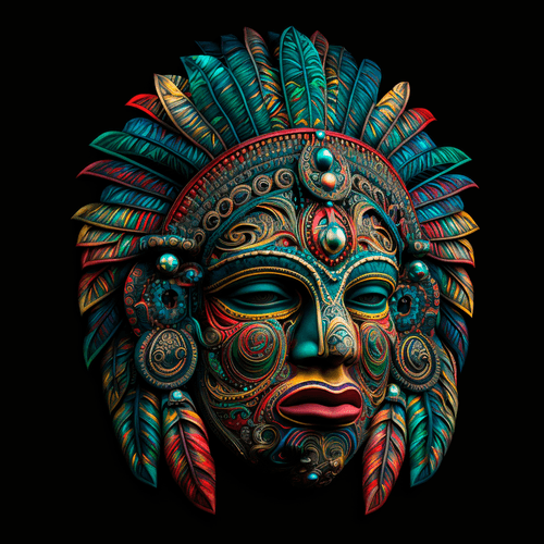 Mascara Precolombina 4