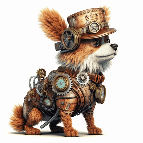 Steampunk Dog 1