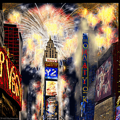 Happy New Year From Time Square, New York City!  #2