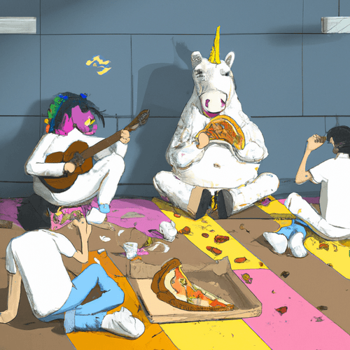 Unicorn Pizza Party #105