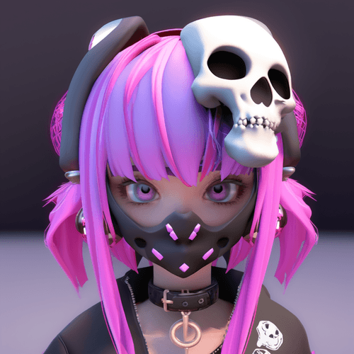 skull girl#4
