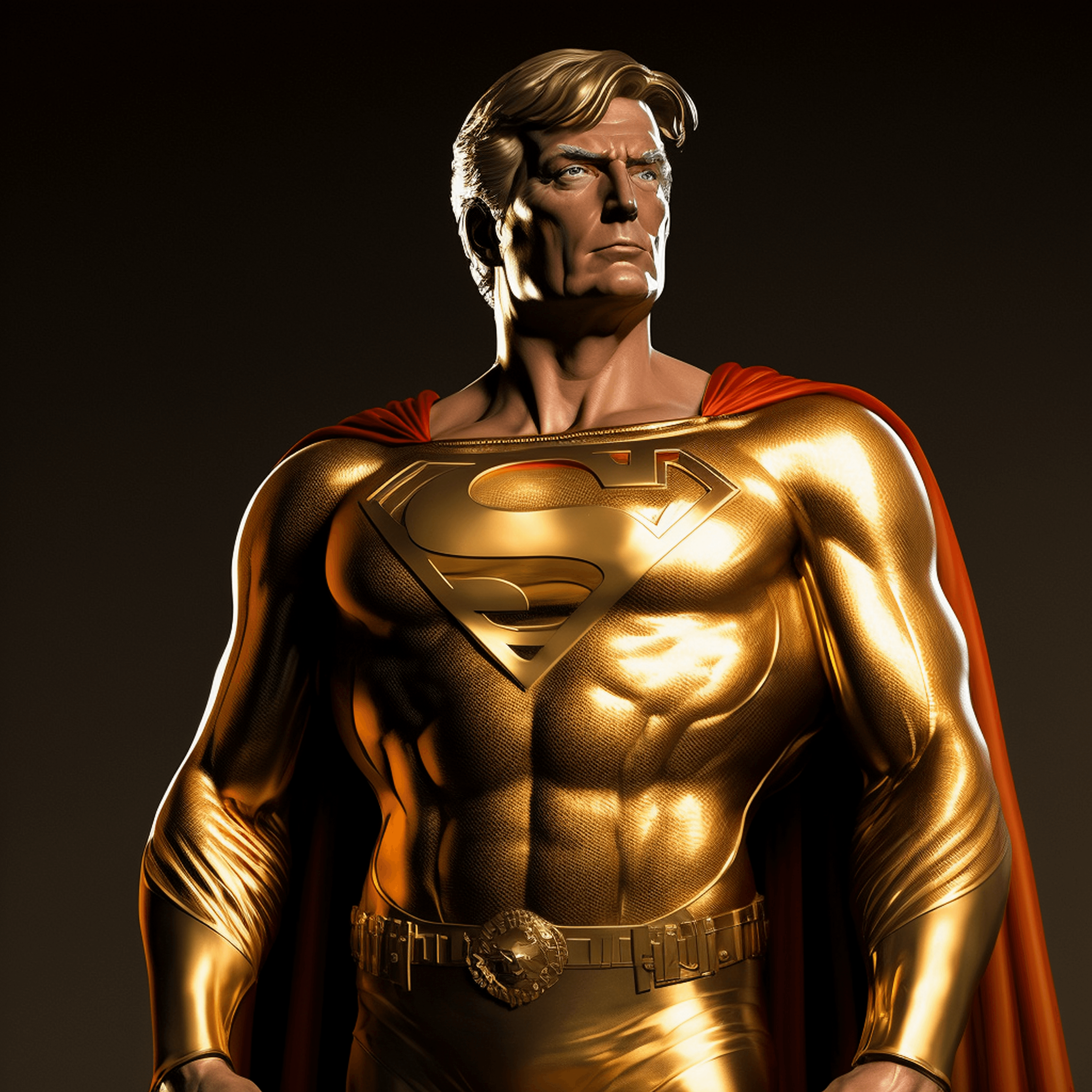 Superhero Gold No. 7 by Sollog
