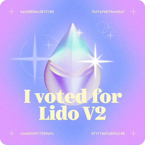 I Vote For Lido V2