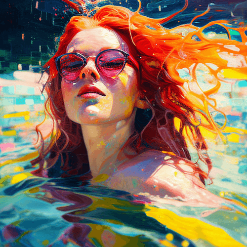 Floating in Colors