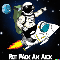 Space Rick Riding a Panda collection image