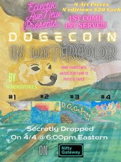 Dogecoin in Watercolor collection image