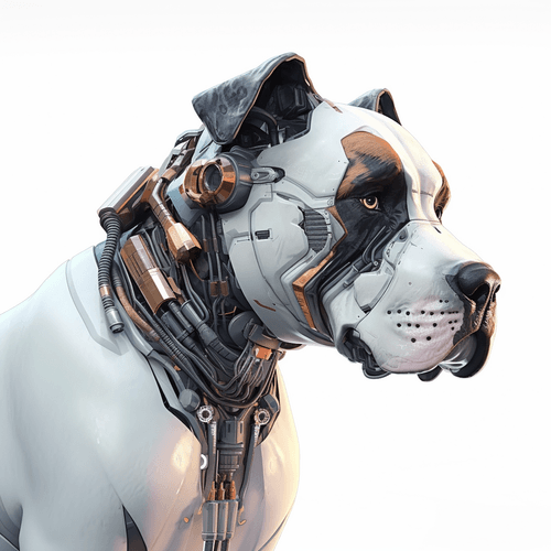 Robotic Steampunk Dog 18