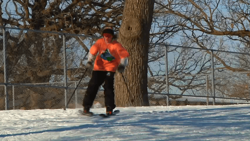 Longest Wood Kink Rail On Skis