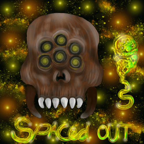 Spaced Out #209(Alien Skull #5)-by moriARTy art 