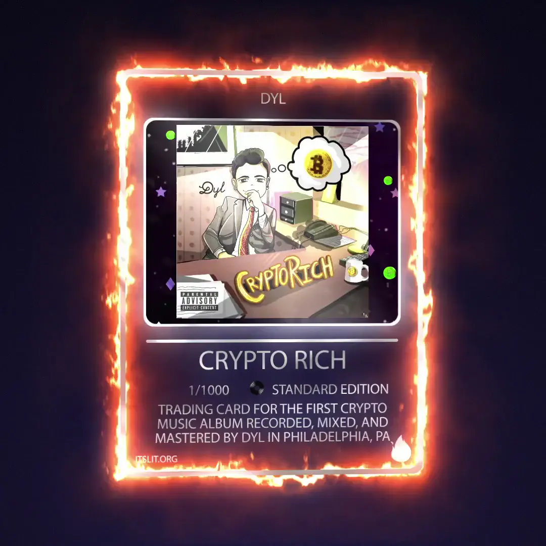 Crypto Rich Trading Card (Standard)
