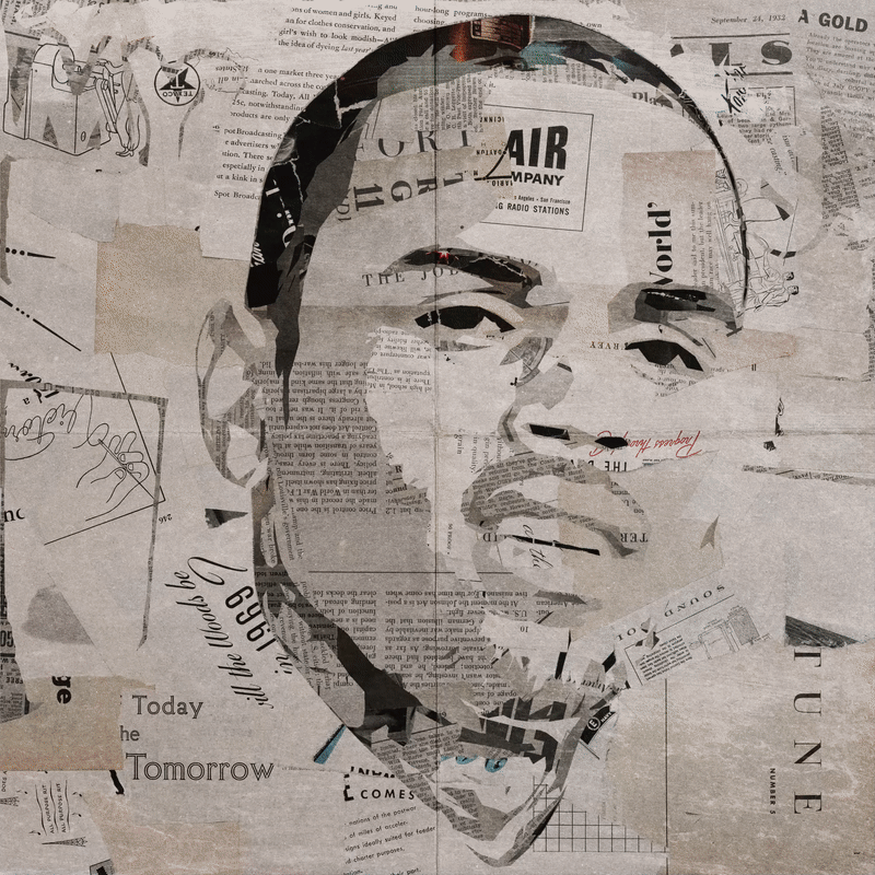 Newsprint Art 3 Chris Brown Mesmerizer OpenSea
