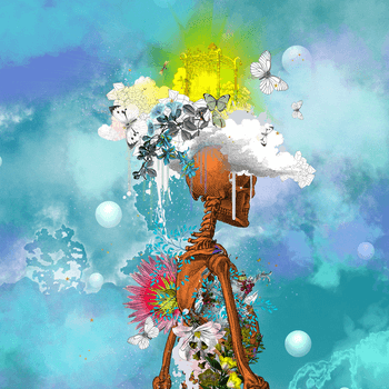 Drifting Skeleton by Kristjana S. Williams