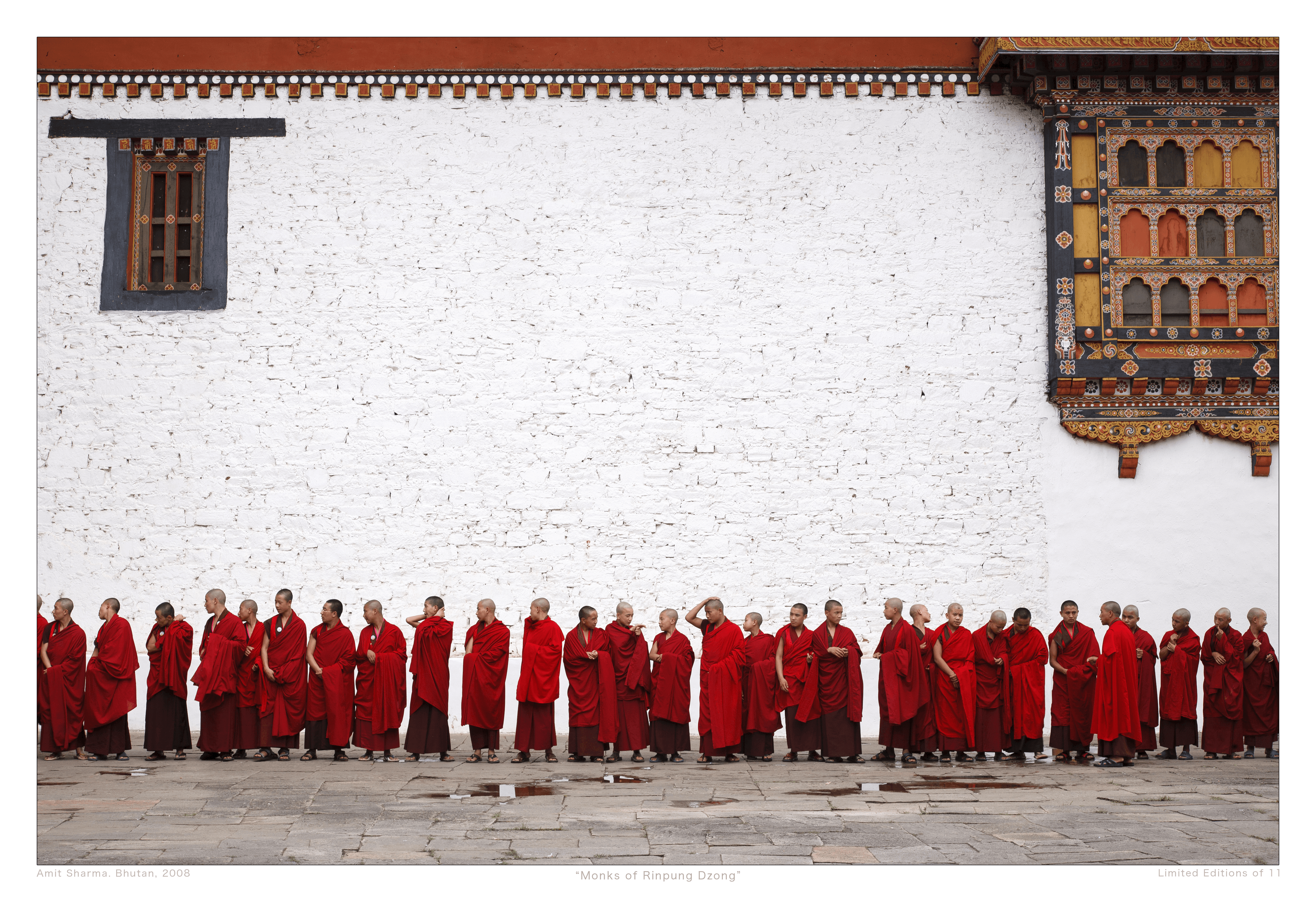 Monks of Rinpung Dzong