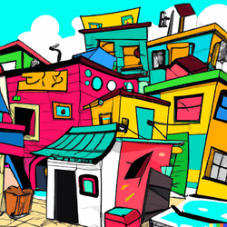 Brazilian Favelas AI collection image