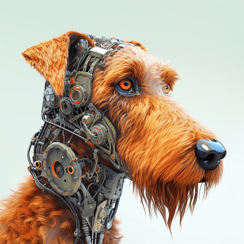 Robotic Steampunk Dog 19