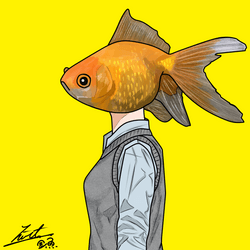 goldfish face girl collection image