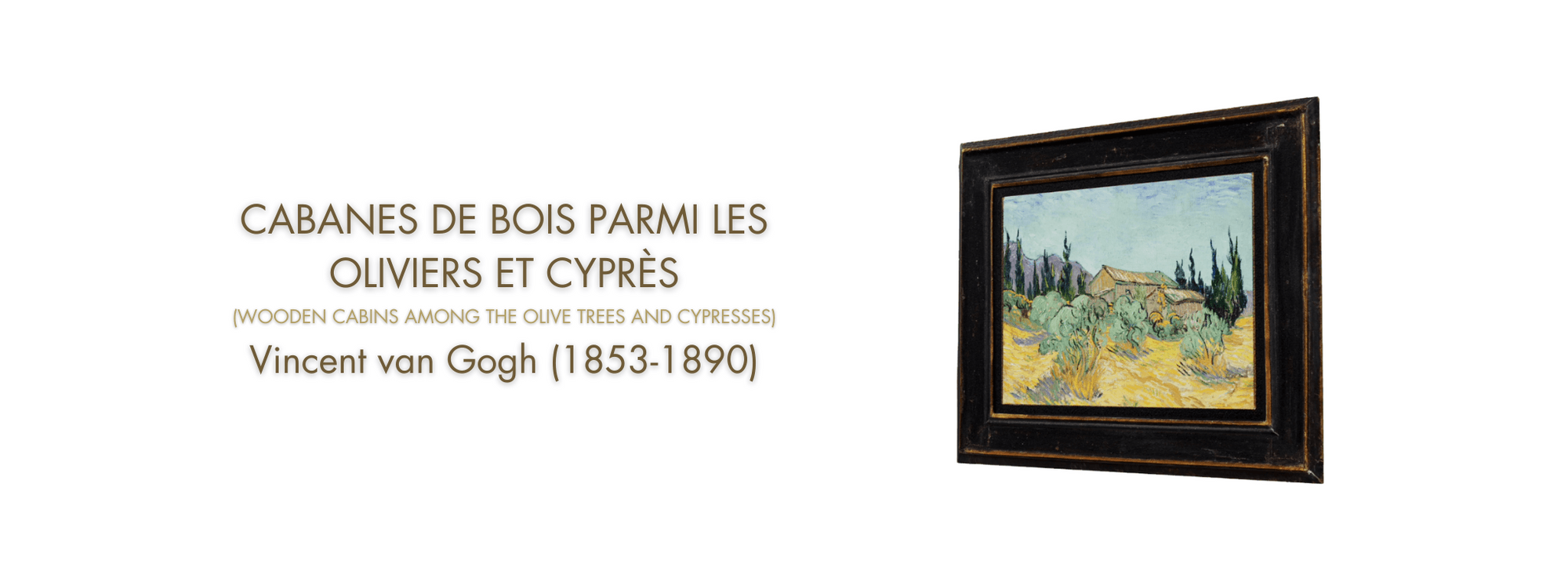 ElmonX Cabanes de bois parmi les oliviers et cyprès Collection OpenSea
