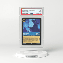 2023 Disney Lorcana EN 1-the First Chapter #150 Maleficent - Sinister Visitor (PSA 9 MINT)