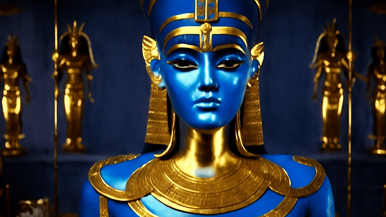 Egyptian Goddess 5 Portrait NFT By Deekstar