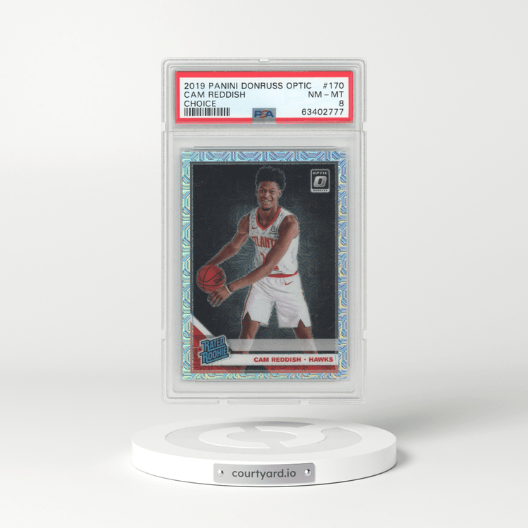 2019 Panini Donruss Optic #170 Cam Reddish - Choice (PSA 8 NM-MT)