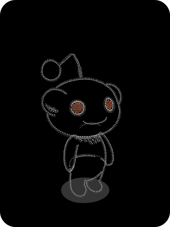 DARK MODE NOT ASCII MAN