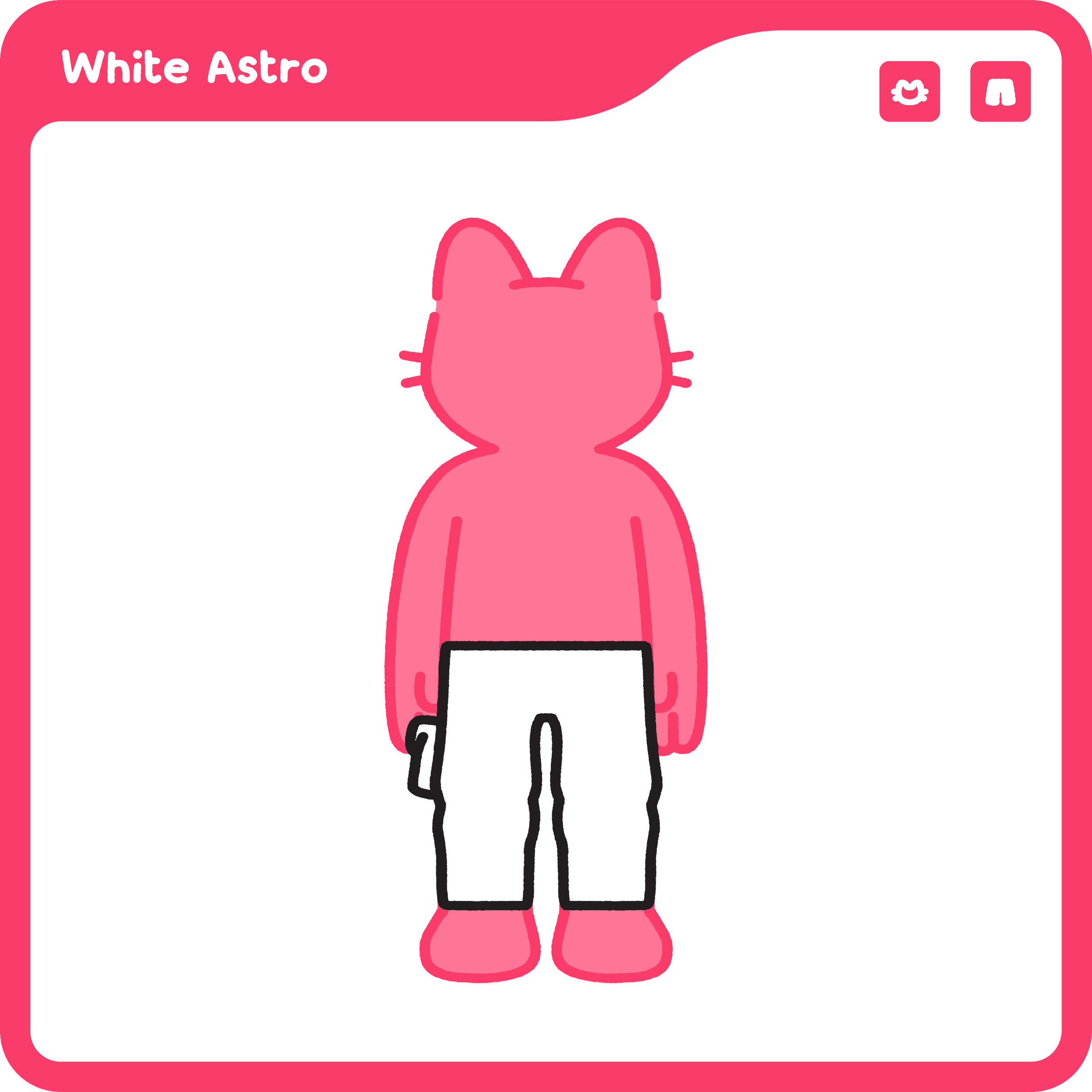 White Astro Pants