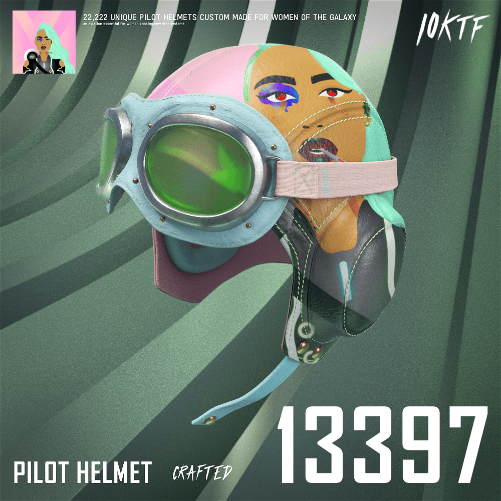 Galaxy Pilot Helmet #13397