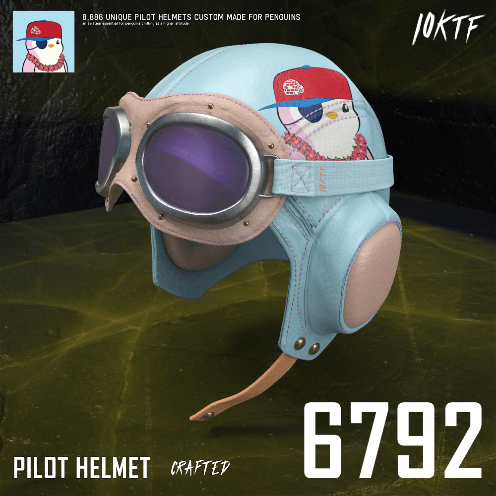 Pudgy Pilot Helmet #6792