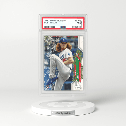 2020 Topps Holiday #HW62 Dustin May (PSA 9 MINT)