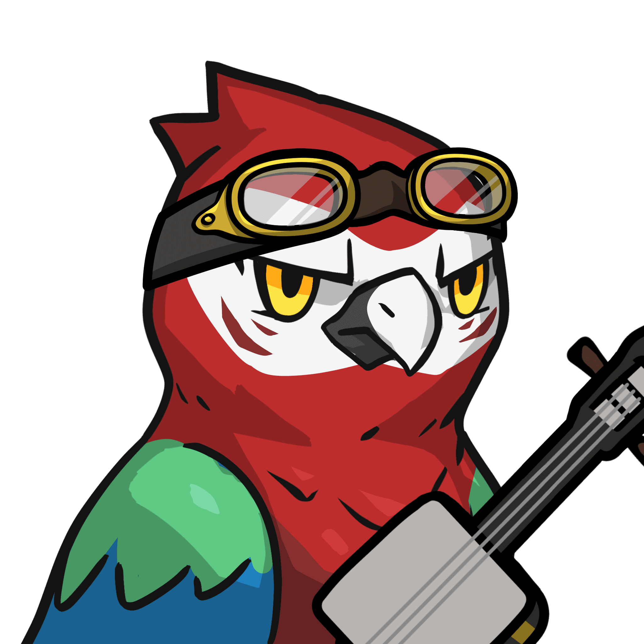 Narukami-Scarlet macaw #12818