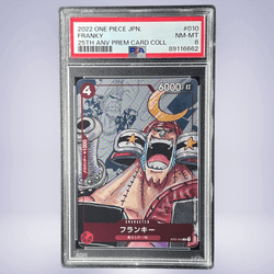 2022 ONE PIECE フランキー #010 PSA 8